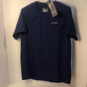 Vayager Swim Shirts UPF 50+ Short Sleeve Quick Dry Rashguard Crew Shirt Med NWT